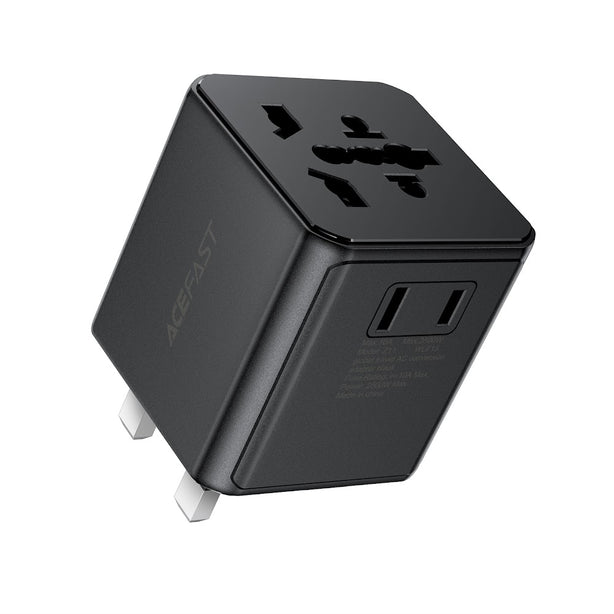 Acefast Z11 Global Travel AC Conversion Adapter - Black