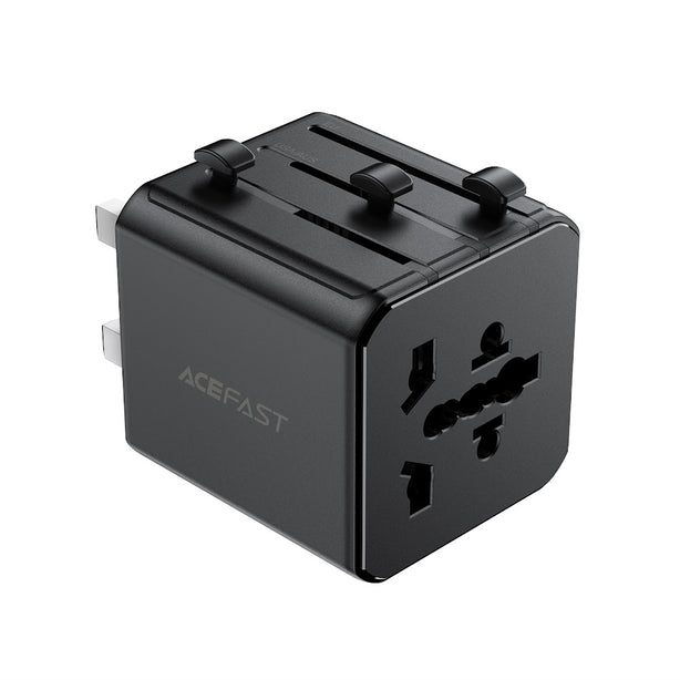 Acefast Z11 Global Travel AC Conversion Adapter - Black
