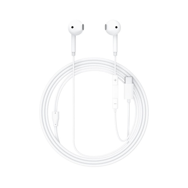 Acefast L13 USB-C Semi-In-Ear Wired earphones With Mic - White