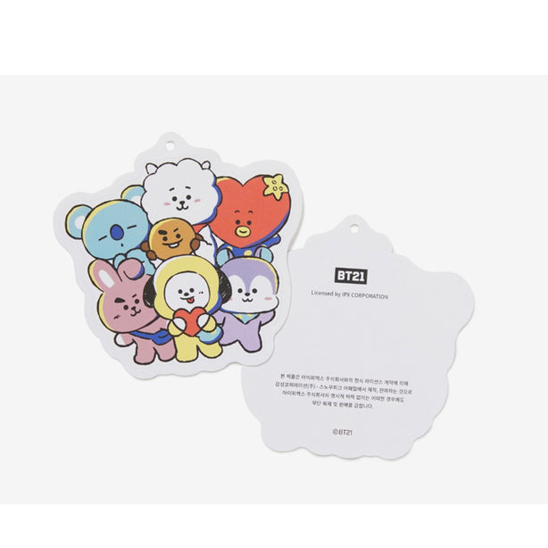 BT21 Graphic Short Sleeve T-Shirt Dark Charcoale(International Shipping)