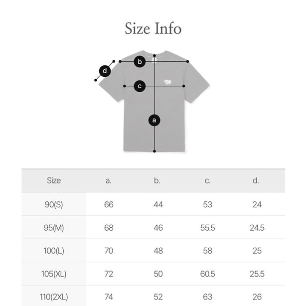 BT21 Graphic Short Sleeve T-Shirt Dark Charcoale(International Shipping)