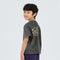 BT21 Kids Graphic Short Sleeve T-Shirt Dark Charcoal(International Shipping)