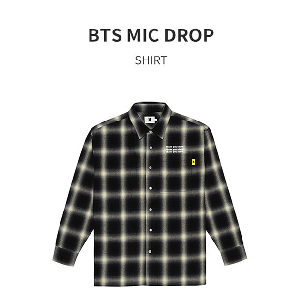 BTS POP-UP STORE : HOUSE OF BTS NUMBER 62 JIMIN SHIRTS MIC DROP(International Shipping)