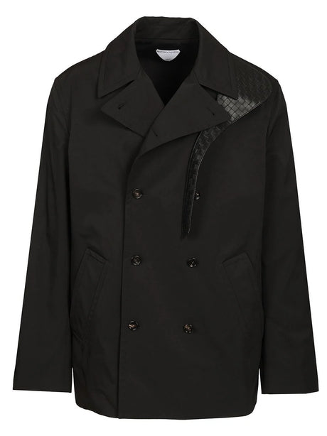 Bottega Veneta Coat With Detail - Black