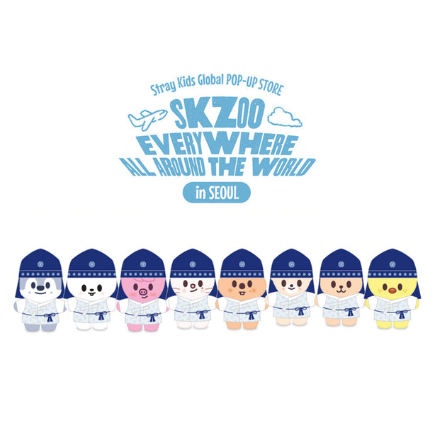 SKZOO Standing Plush Outfit Seoul Version Set- SKZOO Everywhere All Around The World(International Shipping)