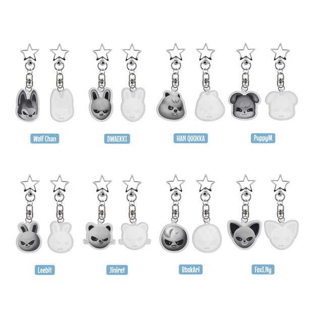 Evil SKZOO Acrylic Keyring Set - SKZOO Everywhere All Around The World(International Shipping)