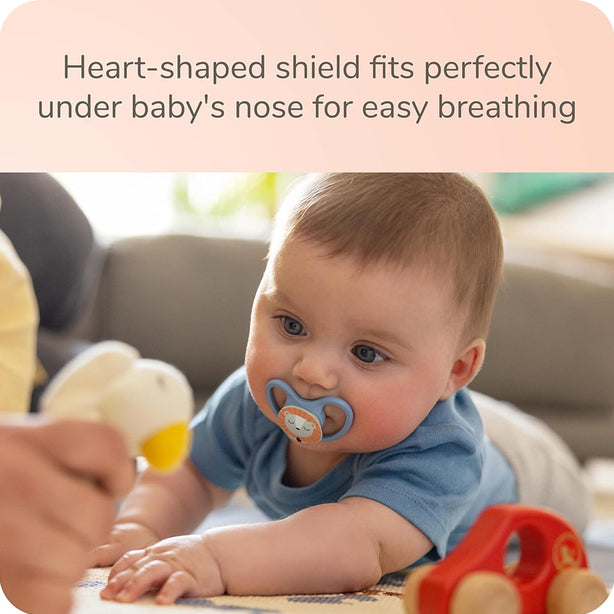 NUK Space Perfect Match Air Night Silicone Soother Pacifier 1pc/box | 18-36 Months