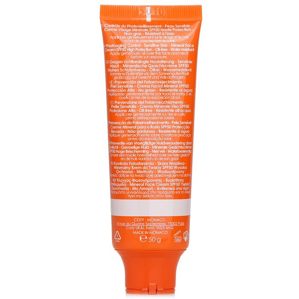Sun Beauty Sensitive Skin Mineral Face Cream Spf 50 - 50g