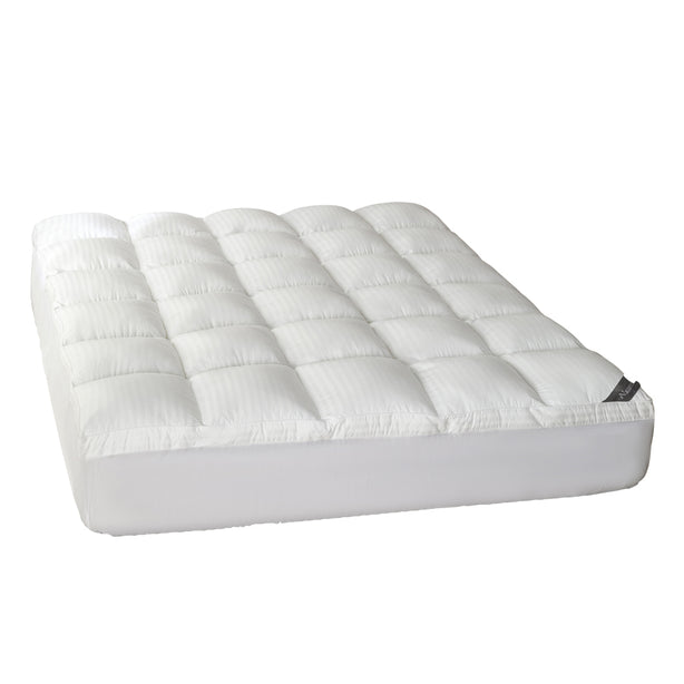 Nature Basics Hotel Line Snow Fibre Fitted Mattress Topper