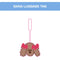 TWICE Sana Luggage Tag - HOME 9ROUND (International Shipping)