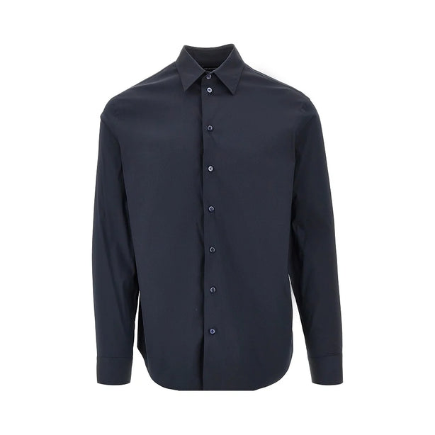 EMPORIO ARMANI Stretch poplin shirt