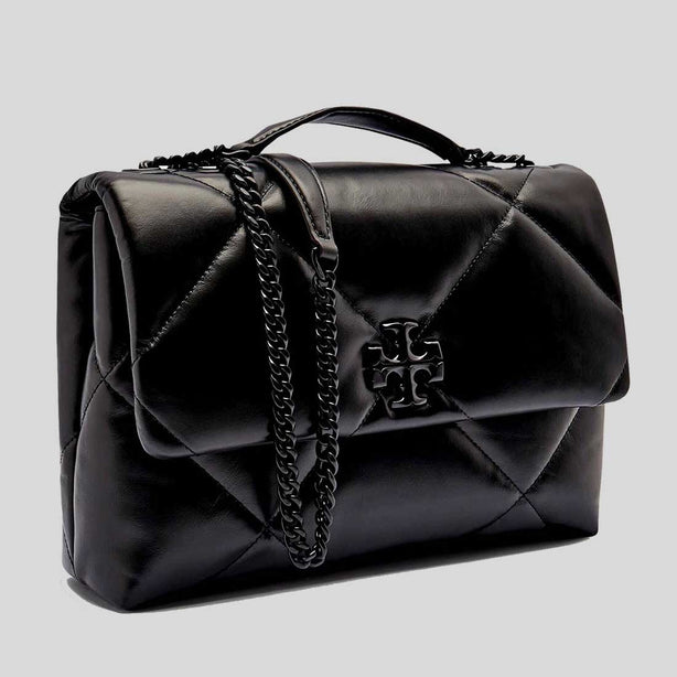 TORY BURCH Kira Diamond Quilt Convertible Shoulder Bag Black RS-174882