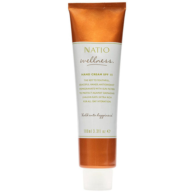 Natio Wellness Hand Cream SPF15, 100ml