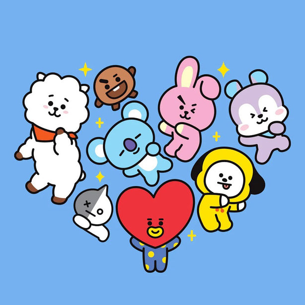 BT21 Beyond The Sky Plush Keyring Set(International Shipping)