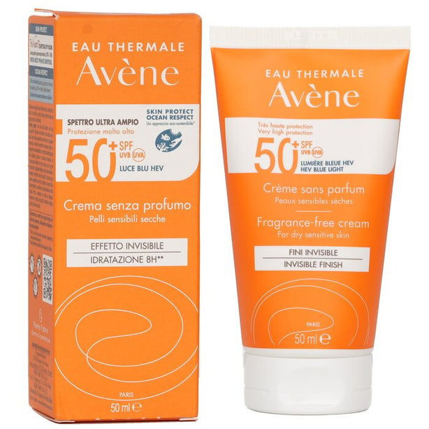 Very High Protection Fragrance-free Cream Spf50+ - For Dry Sensitive Skin - 50ml/1.7oz