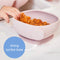 B.Box Silicone Bowl + Lid 350ml | Kids Suction Bowl | 6 months+| Latte
