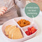 B.Box Silicone Plate + Lid 690ml | Kids Suction Plate | 6 months+ | Latte