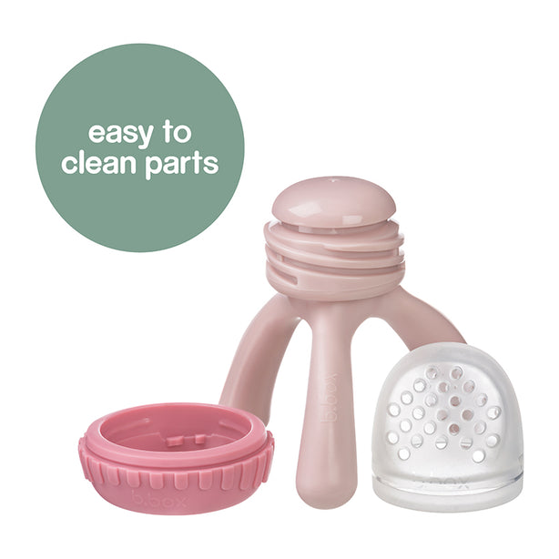 B.box Silicone Fresh Food Feeder | 4 months+ | Blush