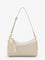 Marc Jacobs Snapshot Hammered Leather Shoulder Bag - Cloud White