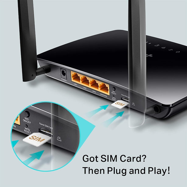 Tp-Link Tl-Mr6400 300Mbps 4G-Lte Built-In Modem Wifi Router