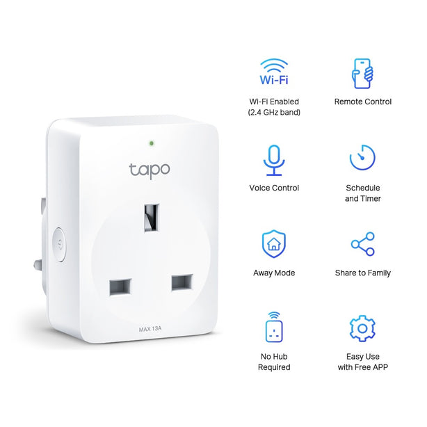 Tp-Link Tapo P100 Smart Plug (4Pack)