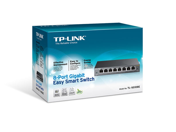 Tp-Link Tl-Sg108E 8-Port Gigabit Smart Switch Vlan