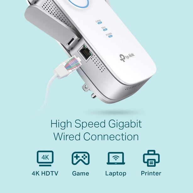 Tp-Link Re650 Ac2600 Wall Plug Wifi Range Extender