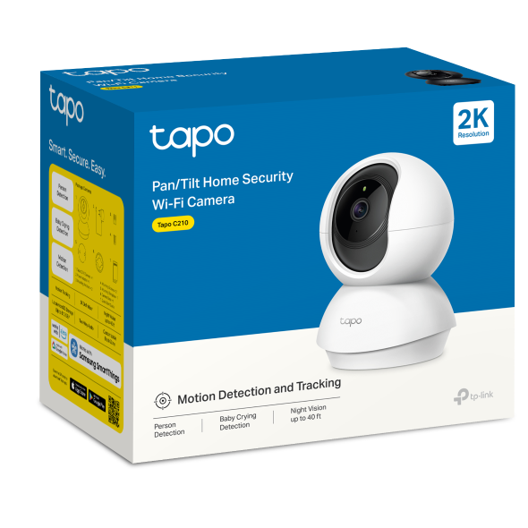 Tp Link Tapo C210 Pan/Tilt Home Security Wi-Fi 3Mp Camera