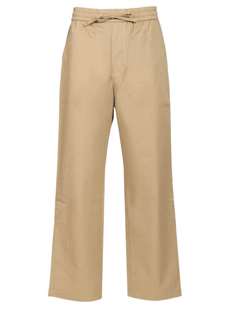 Ami Elasticated Waist Trousers - Beige