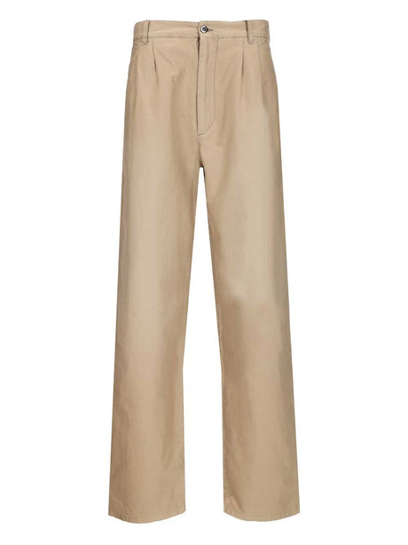 Maison Margiela Cotton Trousers - Beige