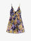 Zimmermann Luna silk and linen blend dress with all-over floral print - Navy