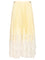 Self-Portrait Midi Skirt - Yellow