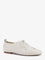 Celine Triomphe Richelieu leather lace-up shoe - Arctic White