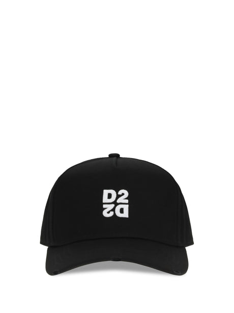 Dsquared2 Logo Baseball Cap - Black