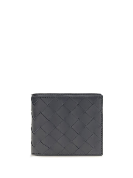 Bottega Veneta Bifold leather Intrecciato Wallet - Space-Silver