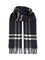 Burberry Cashmere Check Scarf - Black