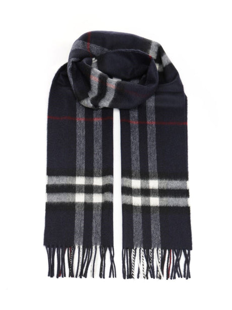 Burberry Cashmere Check Scarf - Black