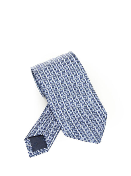 Ferragamo Silk Tie - Sky Blue