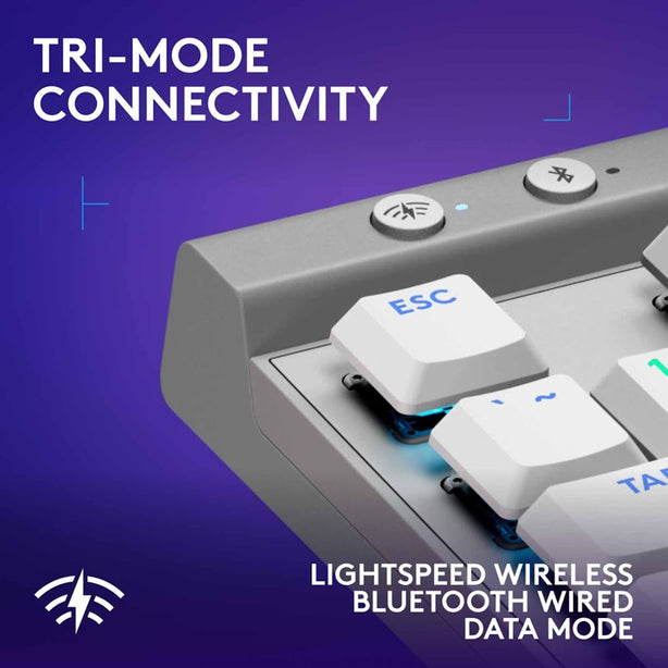 Logitech G515 Lightspeed Tkl Kb (Gl-Tactile) Wht