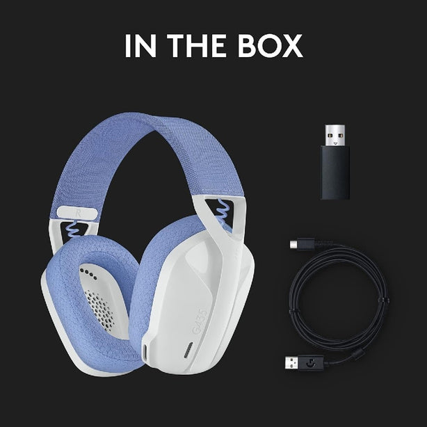 Logitech G435 Lightspeed Wireless Bluetooth Lightweight Gaming Headset