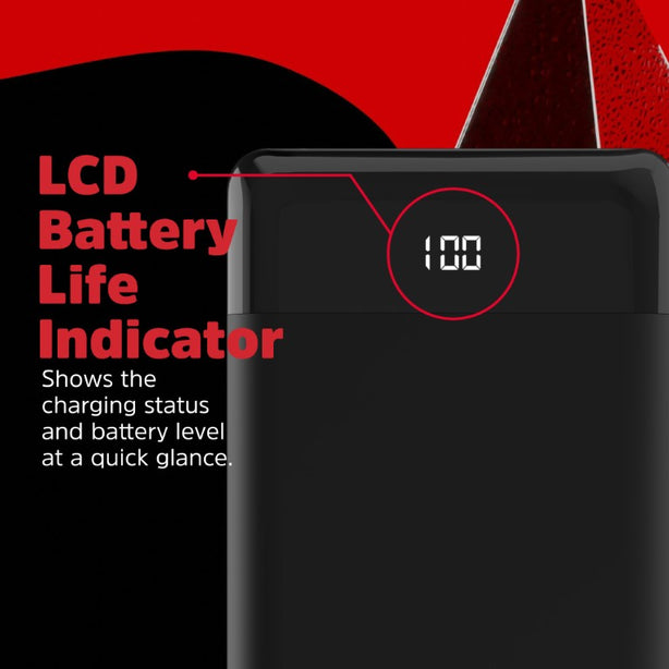 Energizer UE10021 Black, 10000mAh/37Wh, USB-C, LCD indicator Powerbank