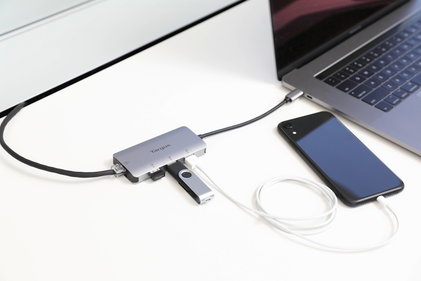 Targus USB-C Multi-Port Hub with Ethernet Adapter
 USB-C