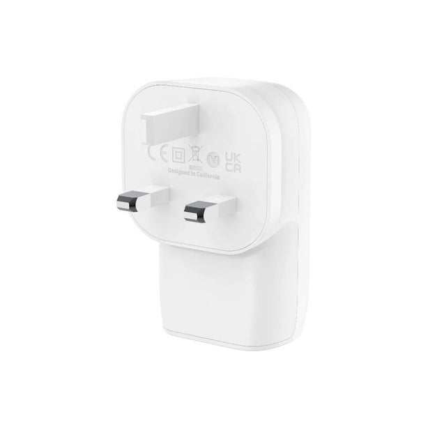 Belkin 67W Triol USB-C PD3.1 PPS GaN Charger – White