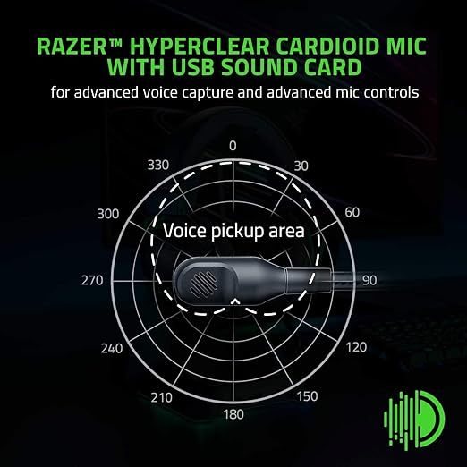 Razer BlackShark V2 - Wired Gaming Headset + USB Sound Card