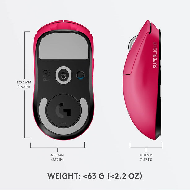 Logitech G Pro X Superlight Lightspeed Wireless Gaming Mouse