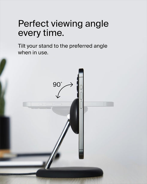 BELKIN QI2 3-IN-1 WIRELESS CHARGING STAND BLK