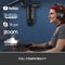 Logitech For Creators Blue Yeti USB Microphone for Recording, Streaming, Gaming, Podcasting on PC and Mac, Condenser Mic for Laptop or Computer with Blue VO!CE Effects, Adjustable Stand, Plug and Play