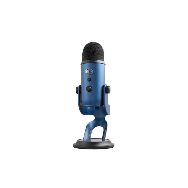 Logitech For Creators Blue Yeti USB Microphone for Recording, Streaming, Gaming, Podcasting on PC and Mac, Condenser Mic for Laptop or Computer with Blue VO!CE Effects, Adjustable Stand, Plug and Play