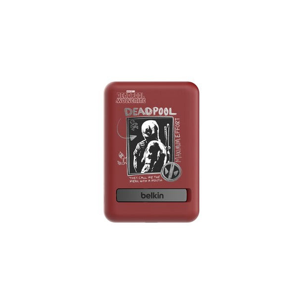 Belkin 5K Magnetic Wireless Power Bank with Kickstand Deadpool