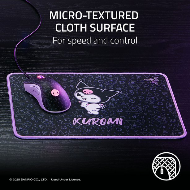 Razer DeathAdder Essential & Goliathus Mouse Mat Bundle - Kuromi Edition - FRML Packaging